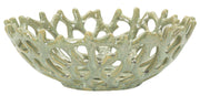 Svuotatasche Coral Ø35x13 cm in Ceramica Verde