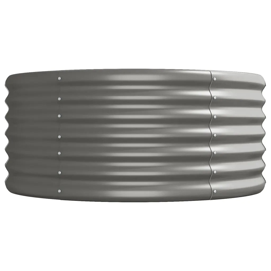 Letto Giardino Acciaio Zincato 512x80x36 cm Grigio 318939