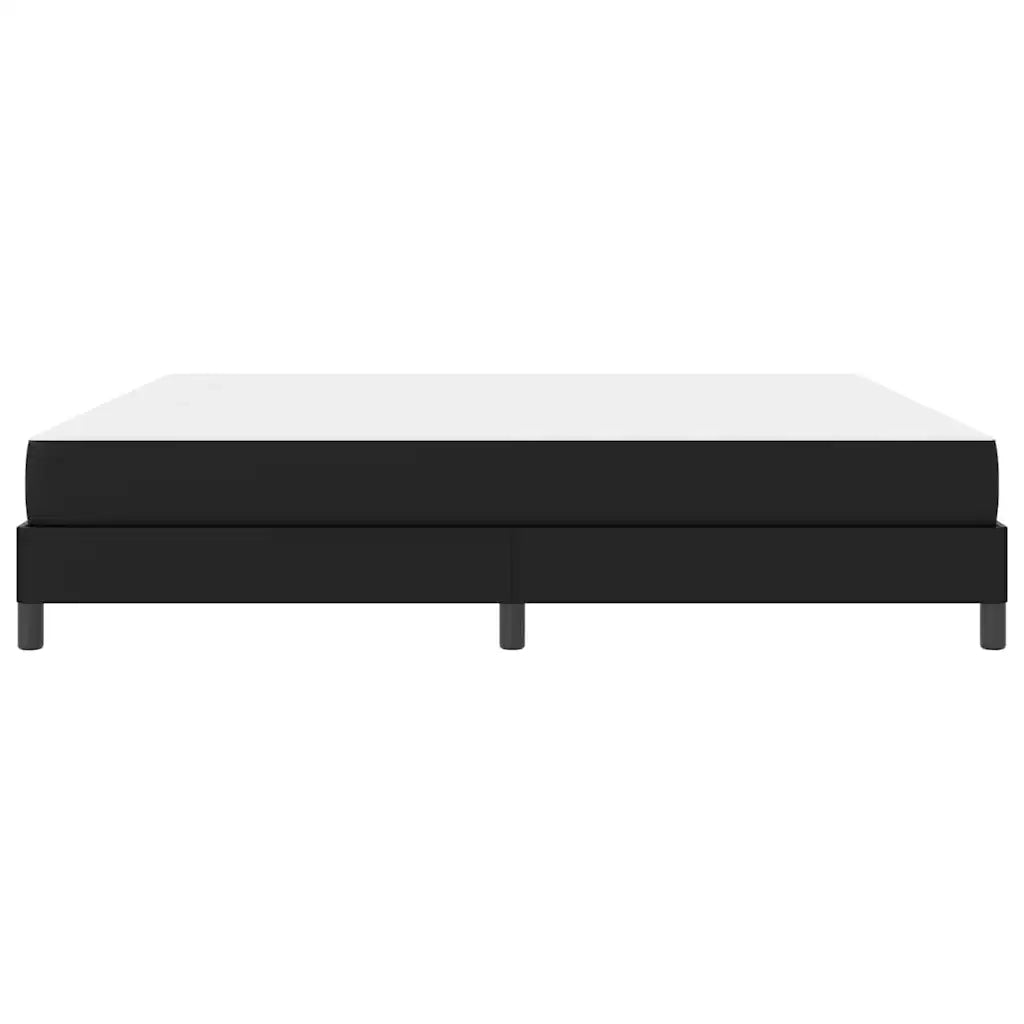 Struttura del letto con materasso Nero 200 x 200 cm Tessuto 3398648