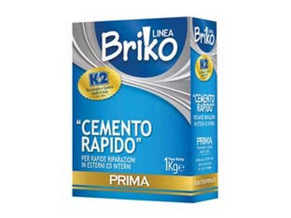12pz k2 linea briko cemento rapido grigio in polvere - kg.1 cod:ferx.fer37952