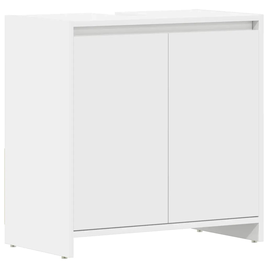 Mobile da Bagno Bianco 60x33x60 cm in Legno Multistrato 802642