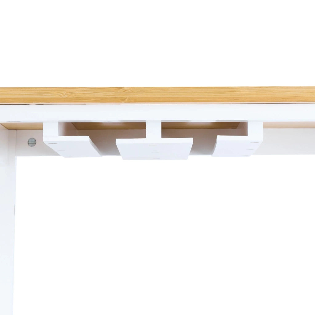 Carrello da cucina con ruote spazio di archiviazione 75 x 40 x 85 cm pratico design contemporaneo in legno bianco 13_0016682