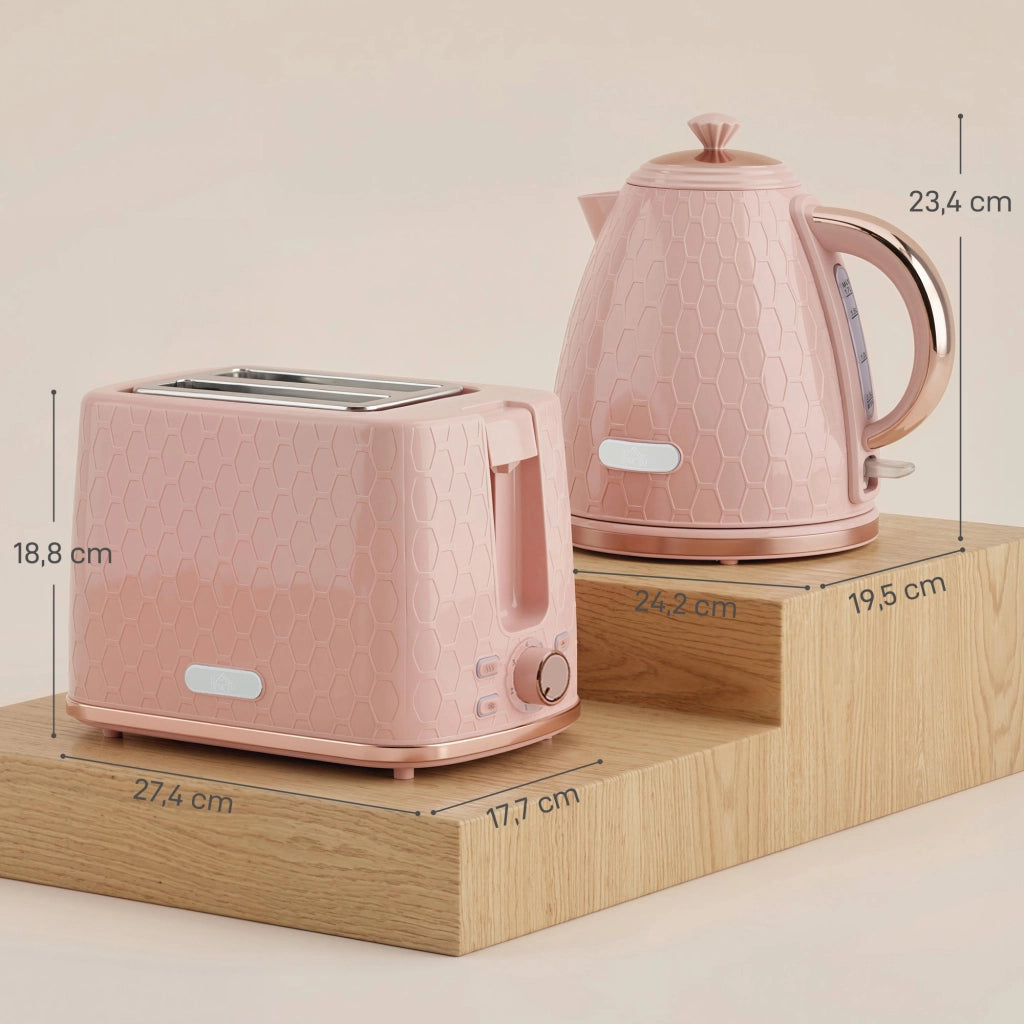 Bollitore e tostapane ¨C Minimal ¨C Rosa