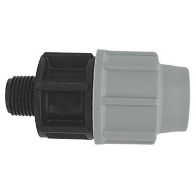 RACCORDO MASCHIO PLASSON PER TUBO POLIETILENE- 1 x 32- PLASS- pezzi 1