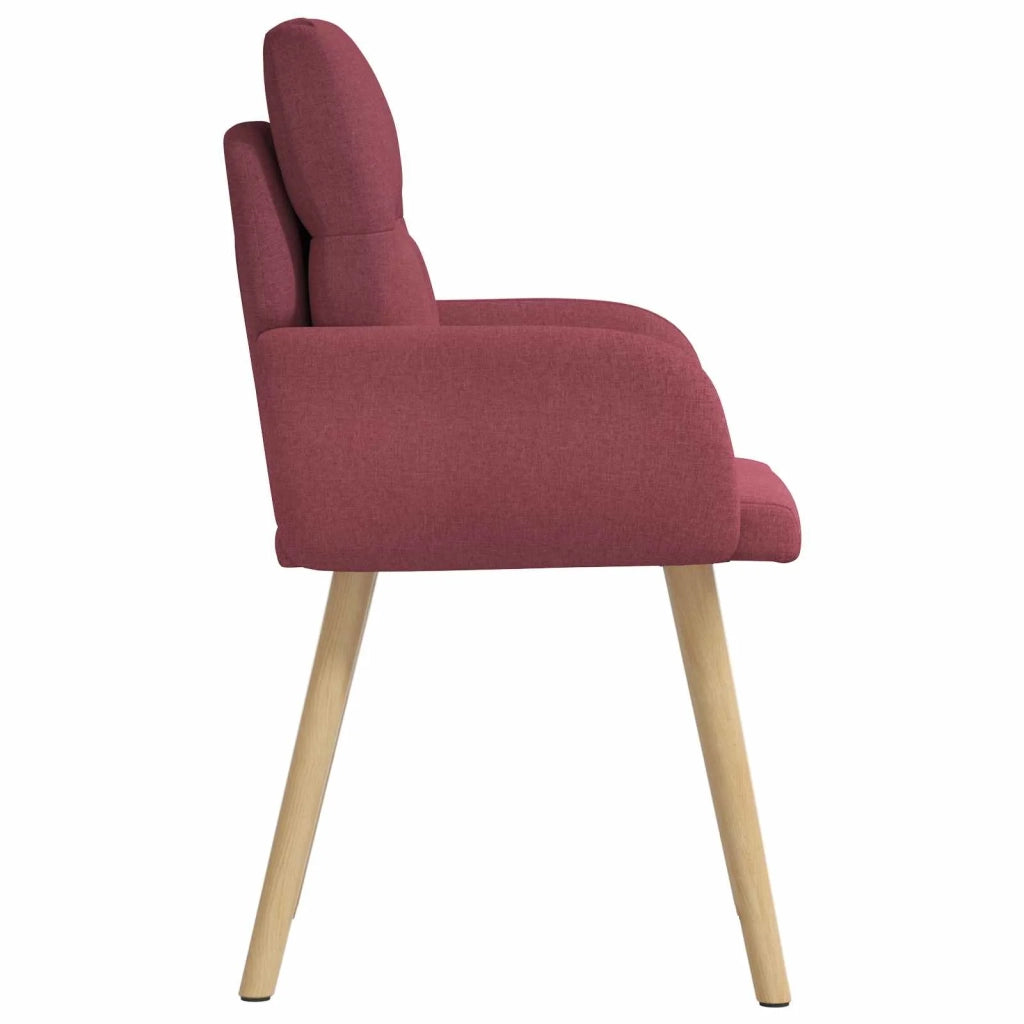 Sedie da pranzo 2 pz Tessuto Rosso Vino 60 x 56 x 93 cm 42034361