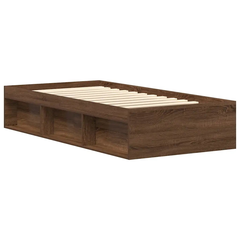 Giroletto-Struttura Letto Rovere Marrone 90x190 cm
