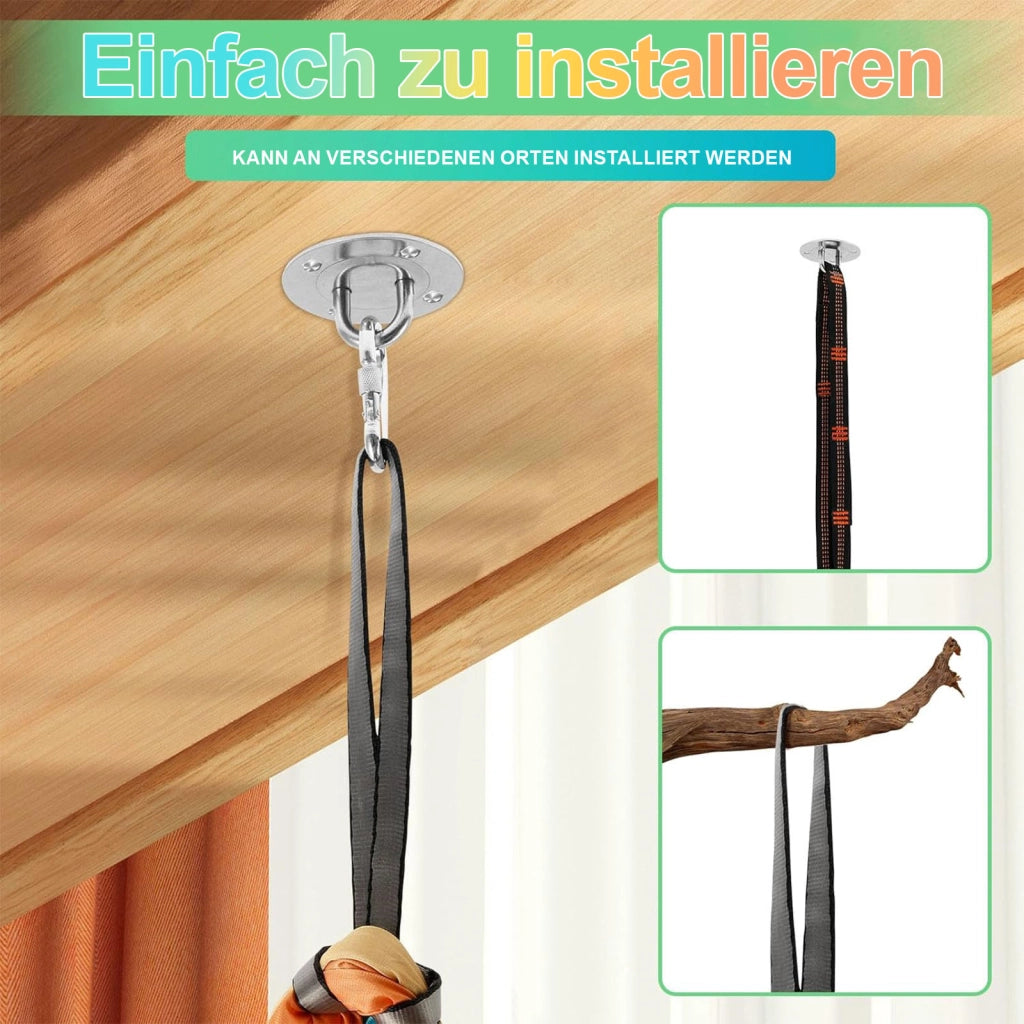 Amaca a dondolo elastica per bambini 280 x 150 cm