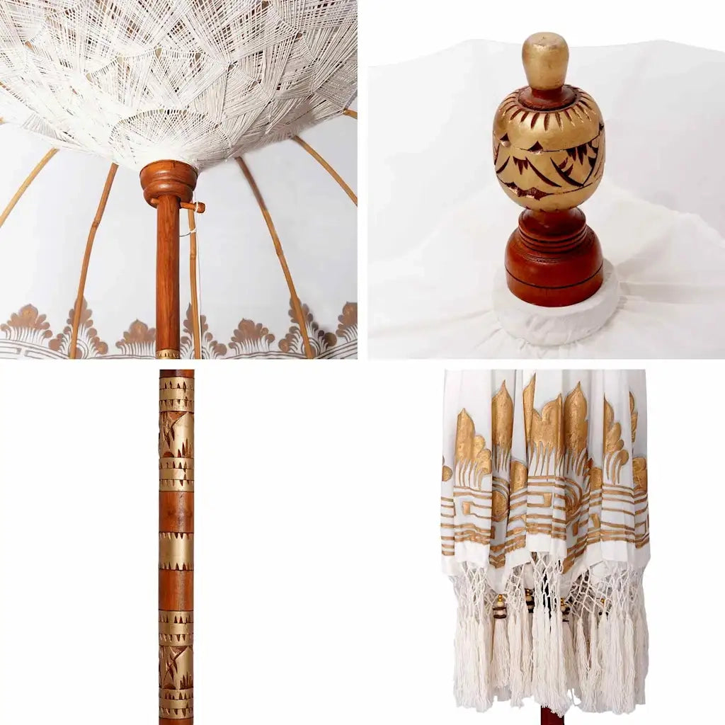 Parasol Balinese Crema 190 x 190 x 260 cm 42006452