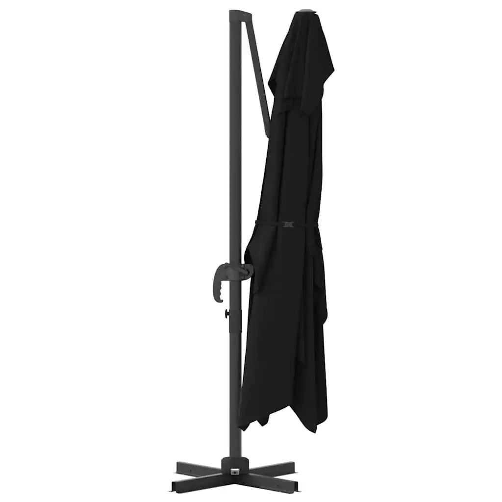 Ombrellone Nero 351 x 250 x 260 cm Poliestere e Alluminio 42003347