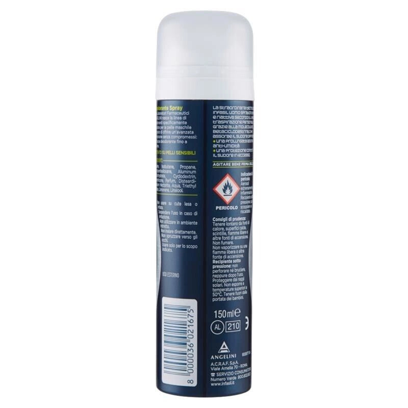 INFASIL DEODORANTE SPRAY DA 150 ML UOMO DRY