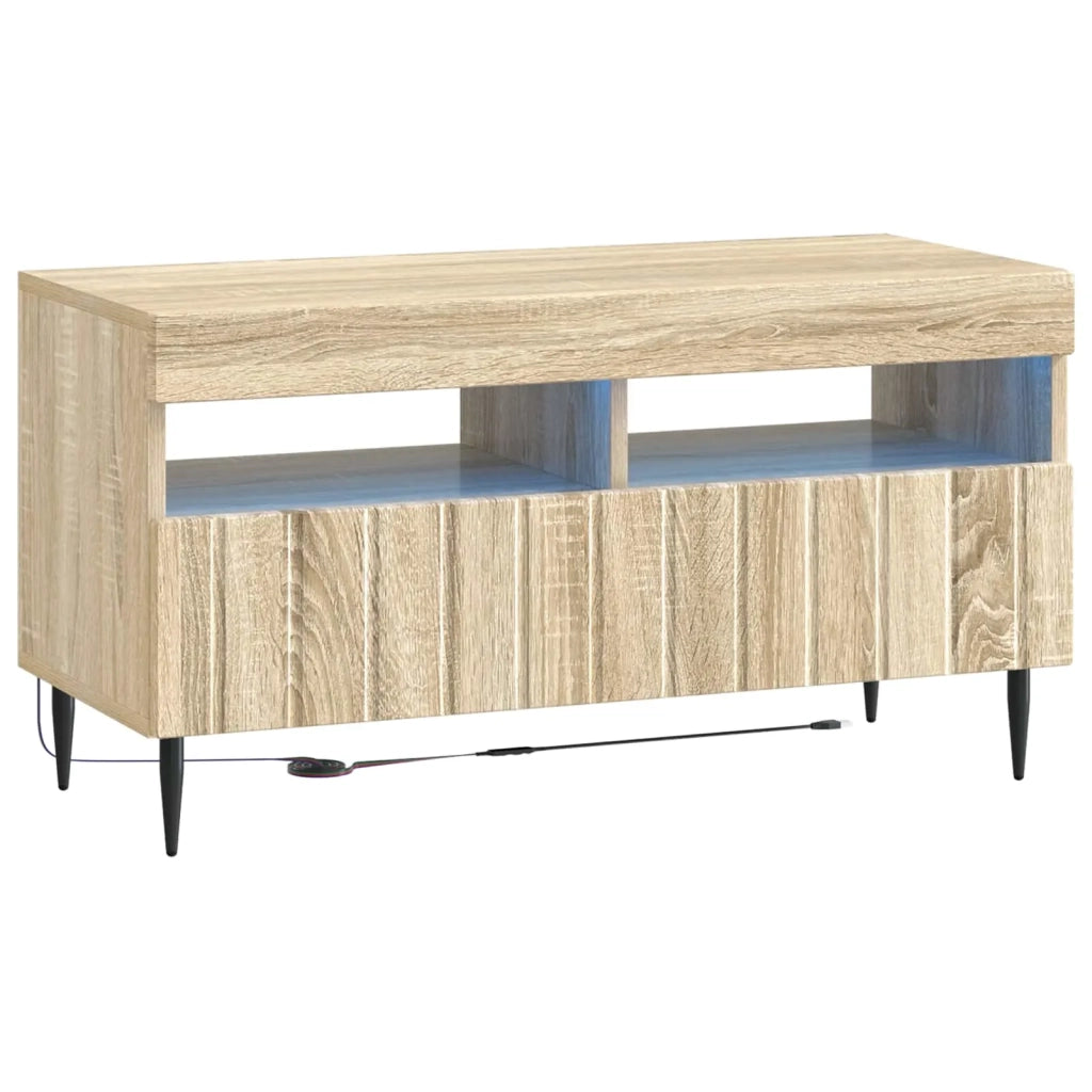 Mobile TV LED ZWOLLE Rovere Sonoma Legno ingegnerizzato 896557