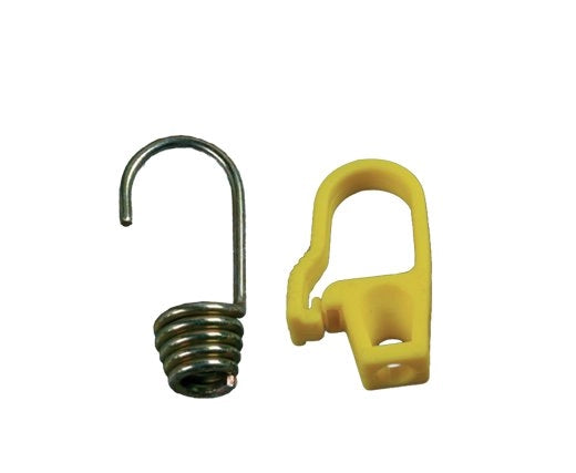 GANCIO PER TRECCIA ELASTICA IDEAL STAR In acciaio - 100 pezzi- IDEAL STAR