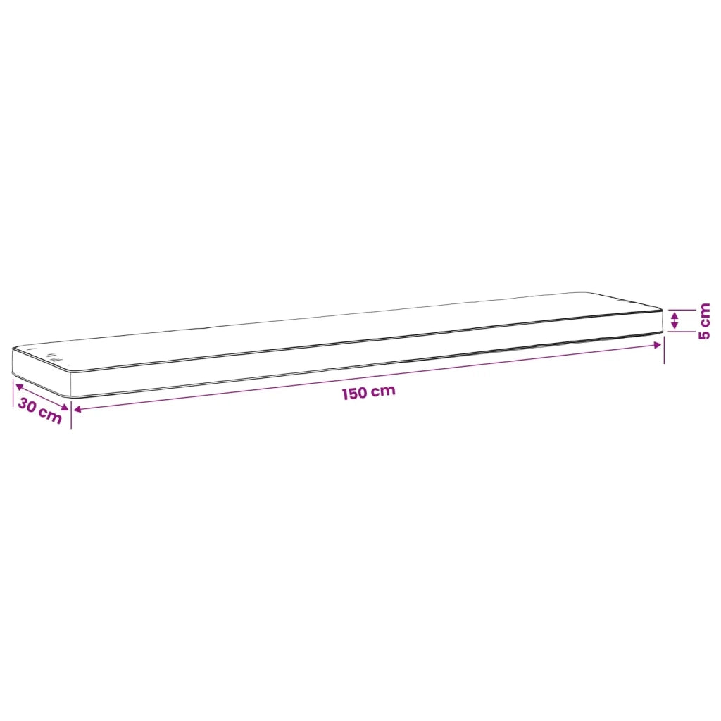 Cuscini per Panchina a 2 Pezzi VUGHT 2 pcs 100% Poliestere 950729