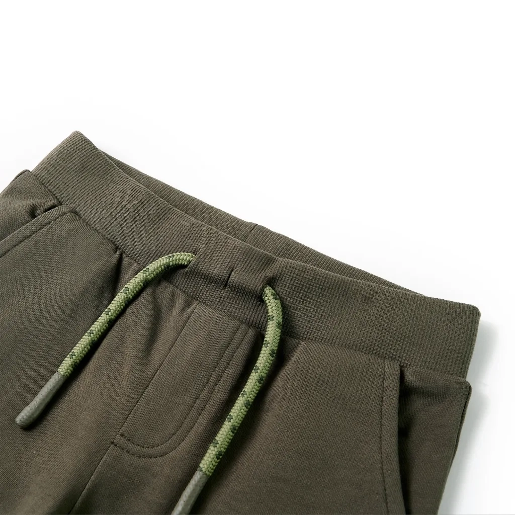 Pantaloncini per Bambini con Coulisse Cachi Scuro 128 12202