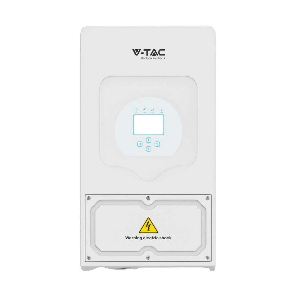 V-TAC Inverter Ibrido Trifase LV Deye 10kW WiFi CEI 0-21 Bianco IP65