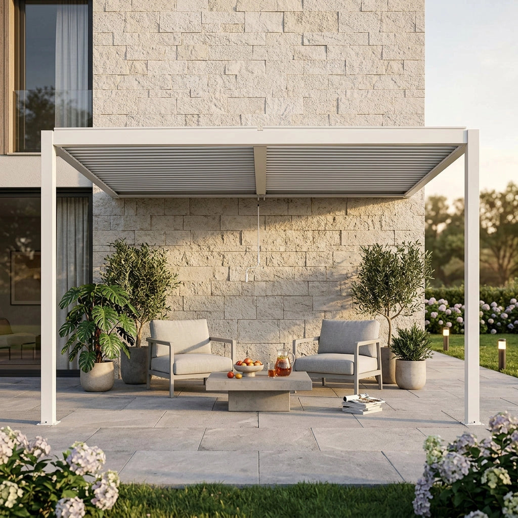 Pergola Bioclimatica in alluminio - WALTER