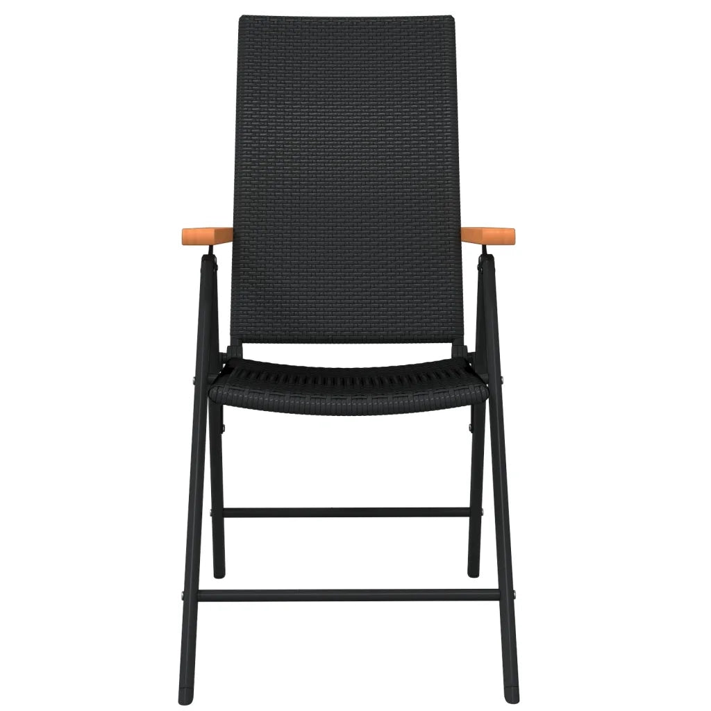 Set da Pranzo da Giardino 7 pz Nero 3099116