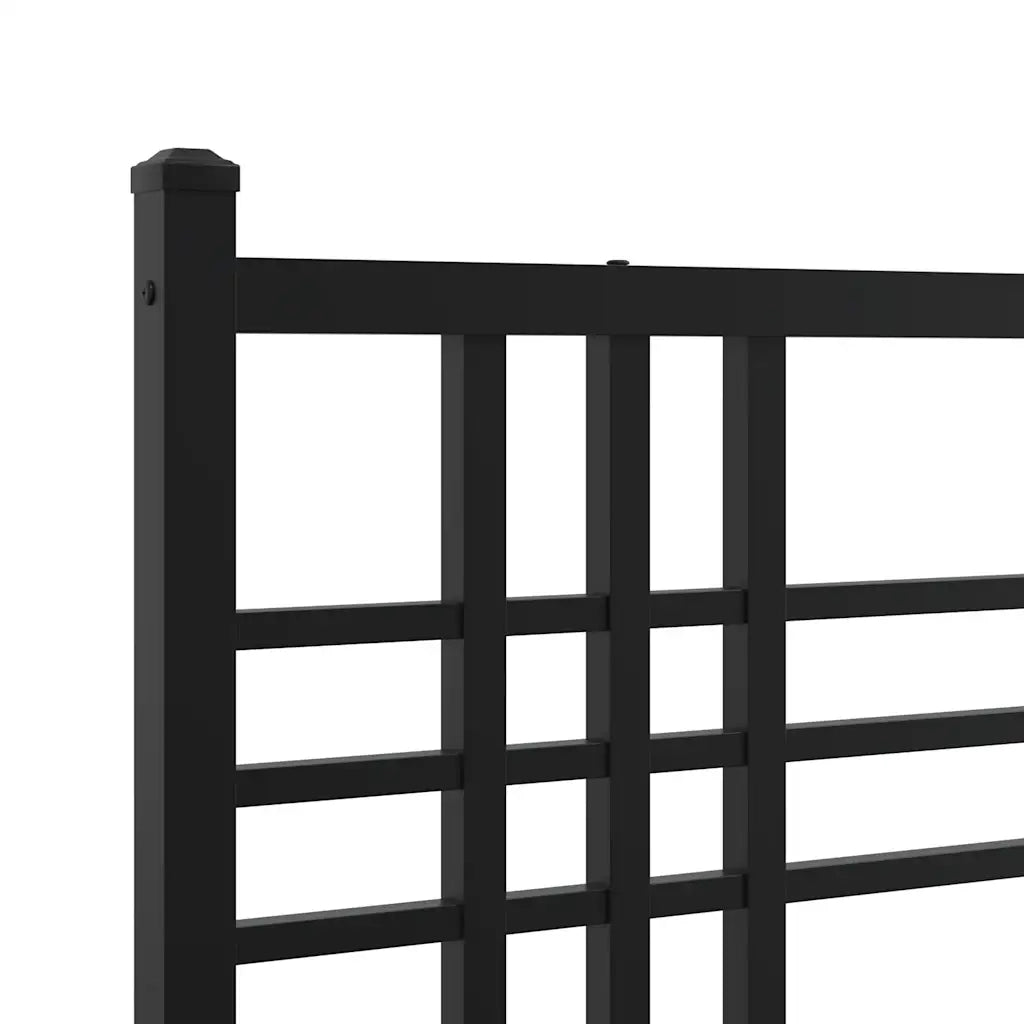 Testiera di Ricambio in Metallo Nero 160 cm 376359