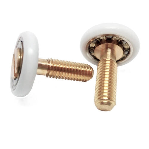 19 AN M6 Filetto  Rotella di ricambio per box doccia -  kit 2 pezzi
