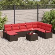 Set di divani con cuscino 5 pcs polyrattan 3360575