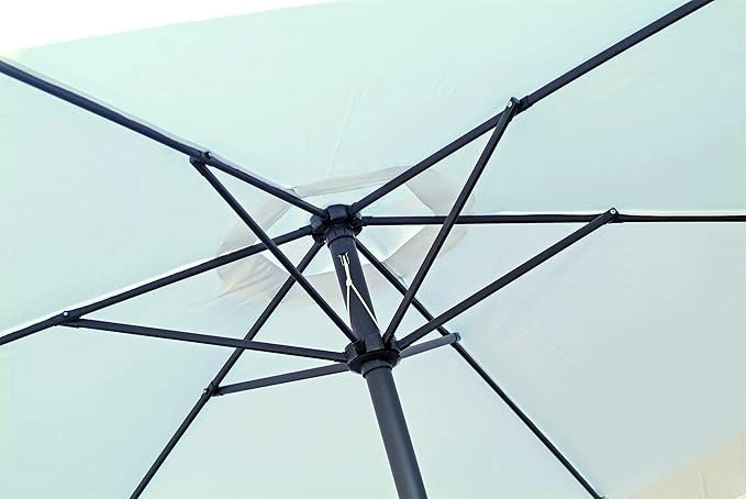Ombrellone rettangolare 2x3 m bianco O850004 