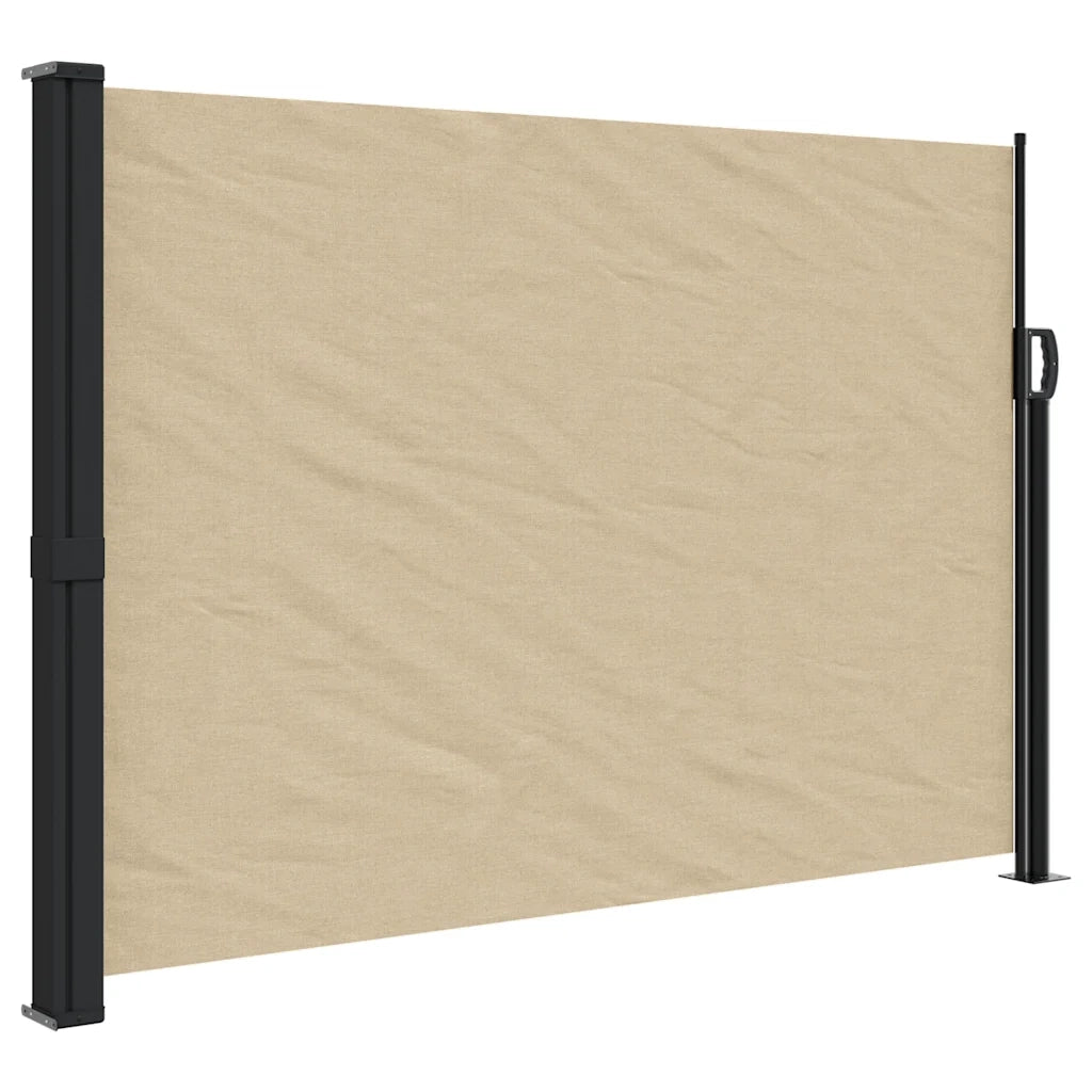 Tenda da Sole Laterale Retrattile-Tenda parasole per balcone per giardino Beige 140x500 cm