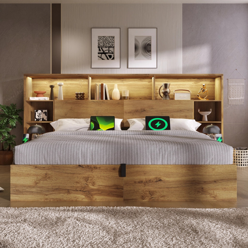 letto in legno quercia 180 x 200 cm