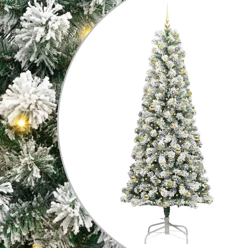 Albero di Natale Artificiale con Rami Pieghevoli 240 cm 3395617