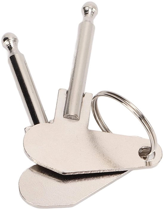 Chiave di Contatto Universale 5mm - 2 Pezzi - Trattore/Macchina da Scarico - Metallo di Alta Qualità - Blocco Rilascio Assicurato