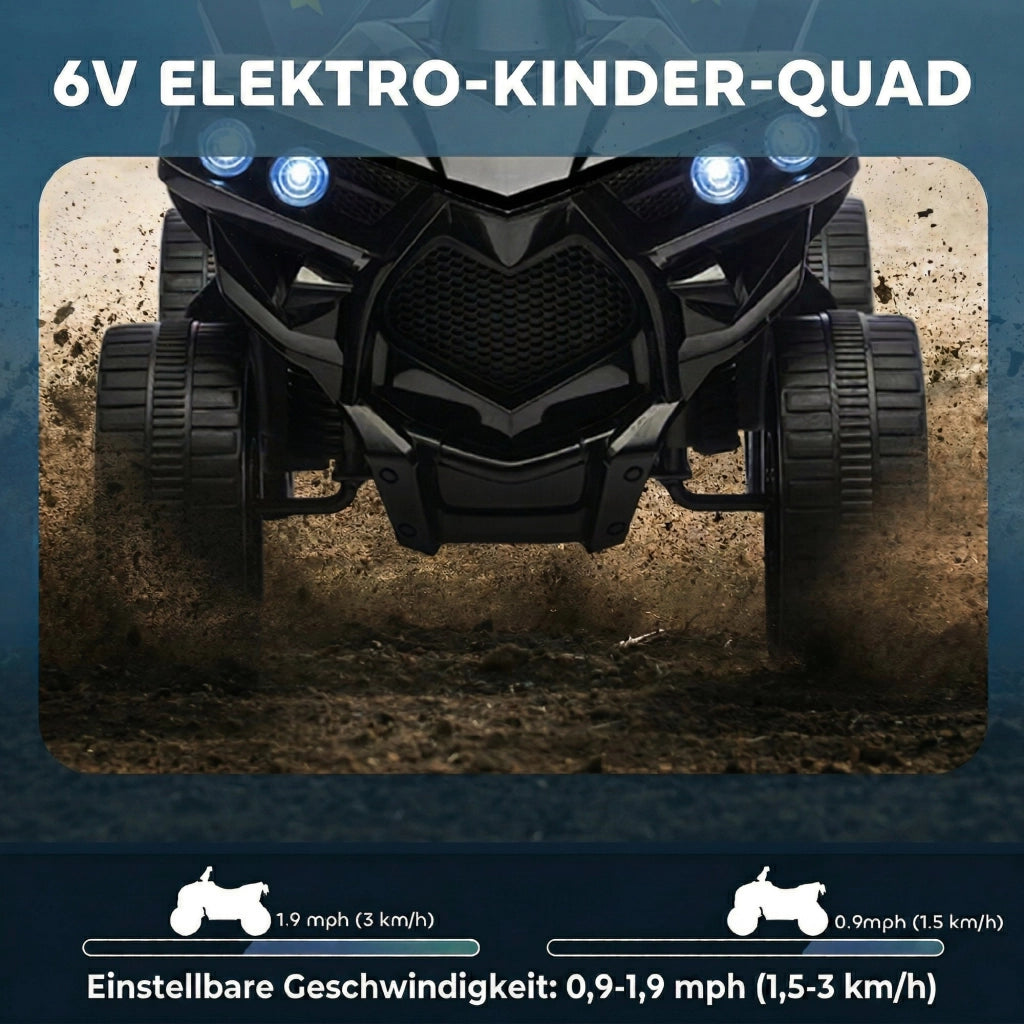 Quadro Elettrico per Bambini 6V ¨C Minimal ¨C Nero con LED e Musica