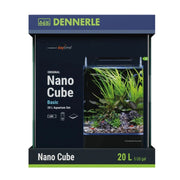 Dennerle Nano Cube Basic 20L - Mini acquario panoramico cm25x25x30h con filtro e LED