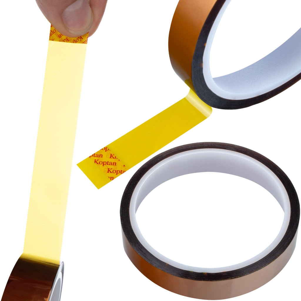 Nastro Kapton 10mm x 30m – Alta Resistenza Termica Fino a 240°C | Spessore 0,05mm | Protezione Elettronica e Chimica