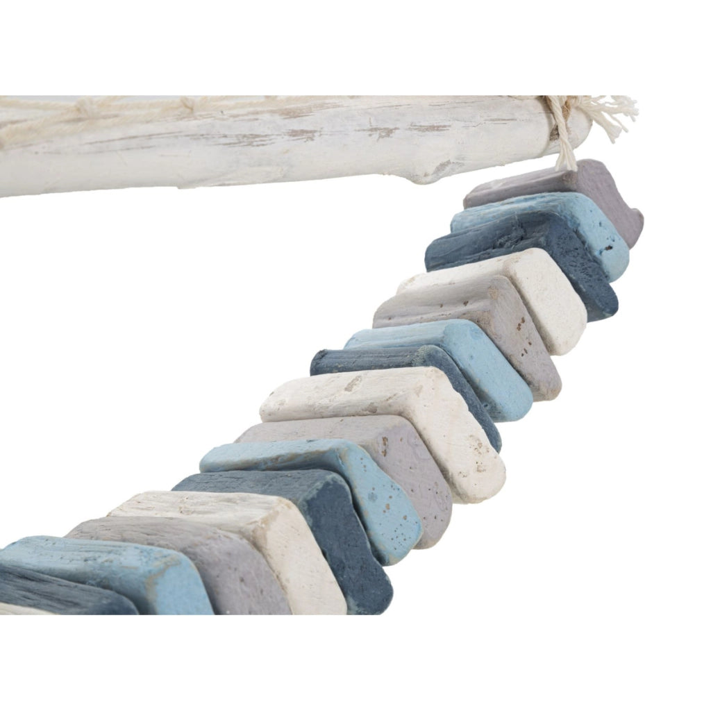 Scultura Barca 2, Multicolore, Legno, 45x7x45 cm