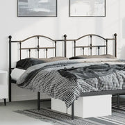 Testiera di Ricambio in Metallo Nero 193 cm 353476