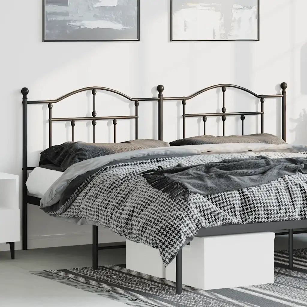 Testiera di Ricambio in Metallo Nero 193 cm 353476