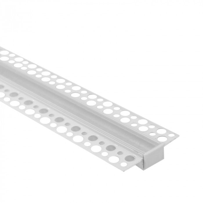 Profilo LED incasso GPS02 bianco diffusore trasparente 2m