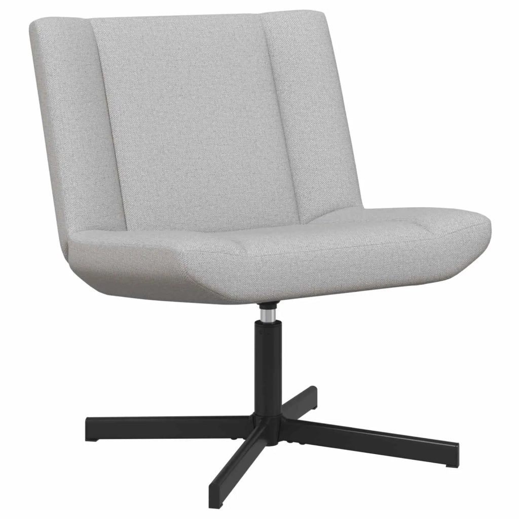 Sedia girevole Grigio Nuvola 63 x 75 x 76 cm Tessuto 42007333