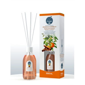 DIFFUSORE OFFICINA DEI FIORI  500ML ARANCIA E CANN- 6,0 pz