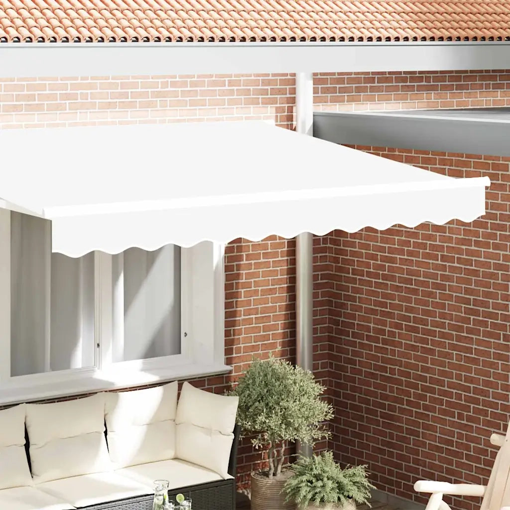 Tenda a Braccio Bianco 230 x 20 cm Tela 42000764
