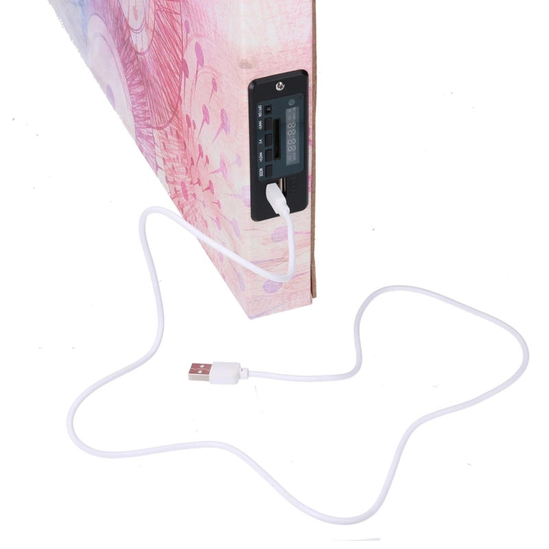 Quadro stampa bluetooth multicolor cm 60x60x4