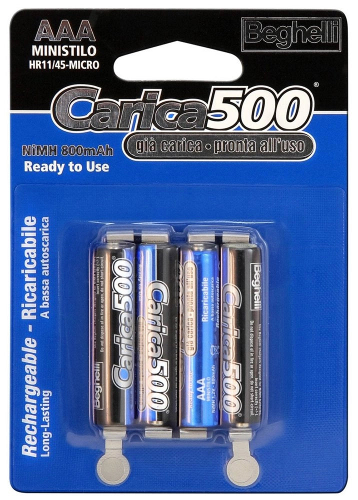 10blister beghelli batterie ricaricabili mah800 ministilo bl.4 8852 cod:ferx.14956