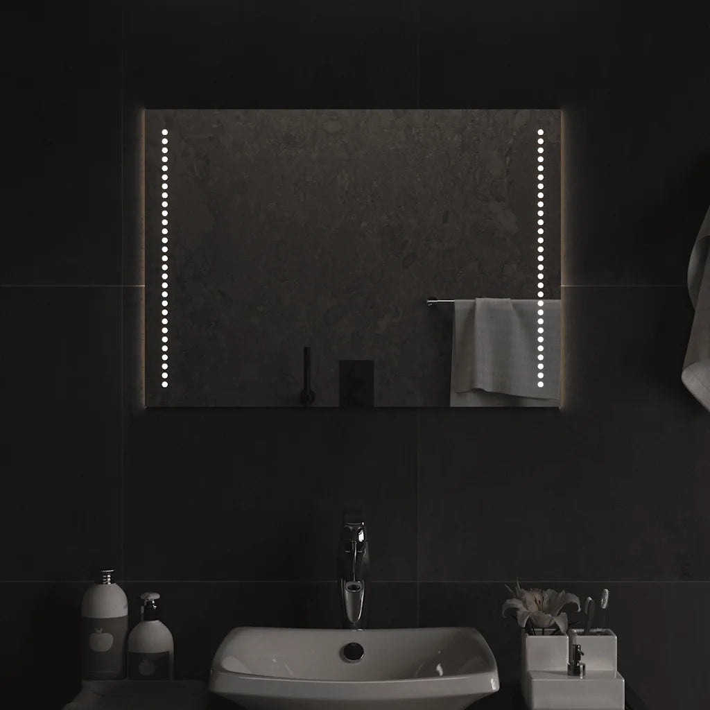 Specchio da Bagno | Specchio decorativo con Luci LED 70x50 cm