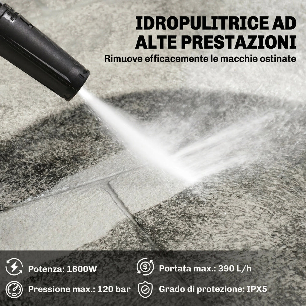 Idropulitrice 1600W ¨C zephmum ¨C Giallo
