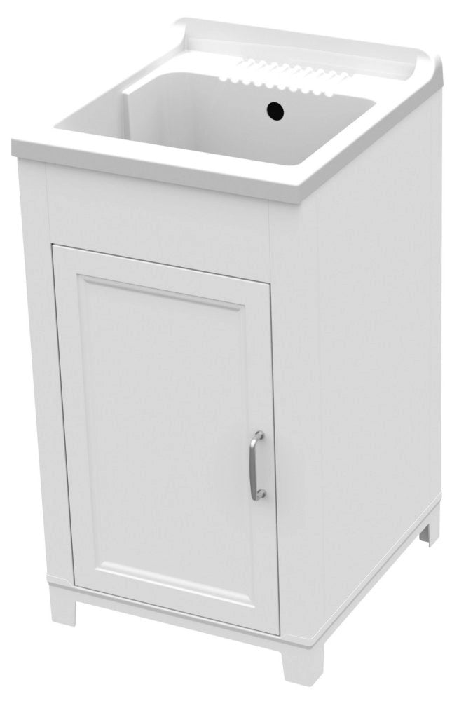 1pz kit lavatoio resina antiacido 45x50 cm bianco cod:ferx.94825