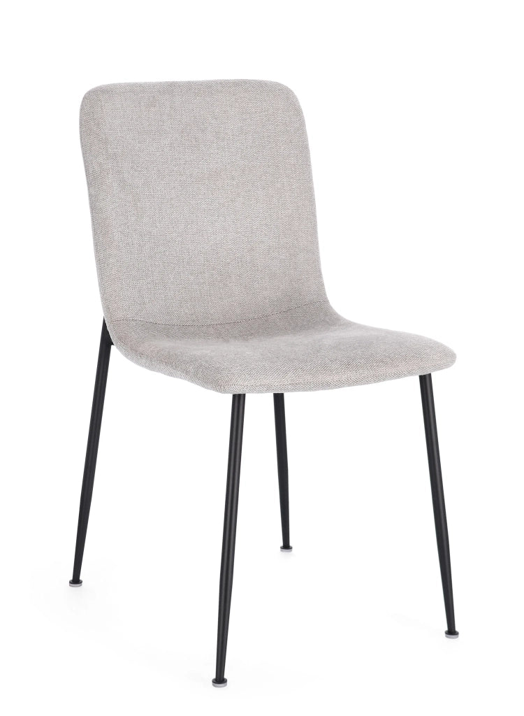 Sedia Rinas grigio chiaro cm 44x56x81 h