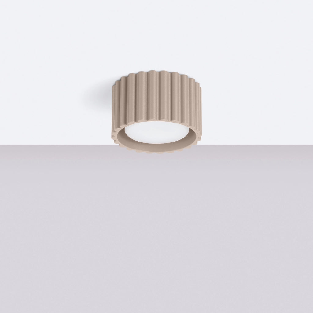 Lampada da soffitto AURA 1 taupe Gx53