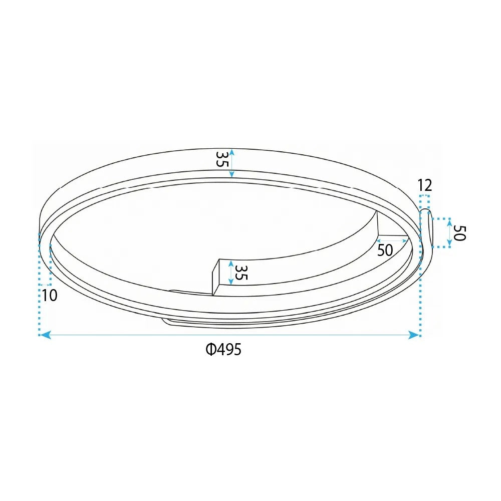 Lampada Da Soffitto Led App1925-c Black