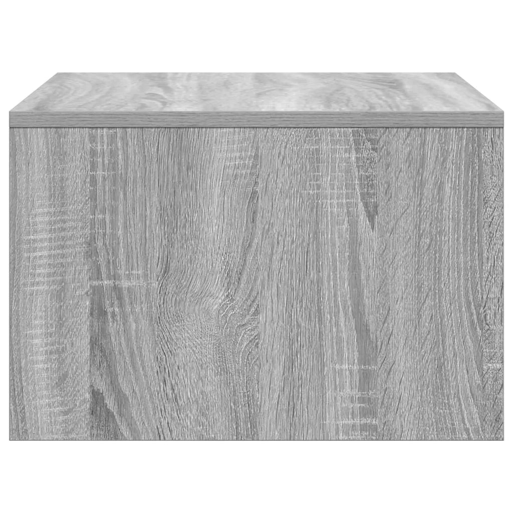 Scrivania | Tavolo da Ufficio a parete Grigio Sonoma 60 x 45 x 30 cm