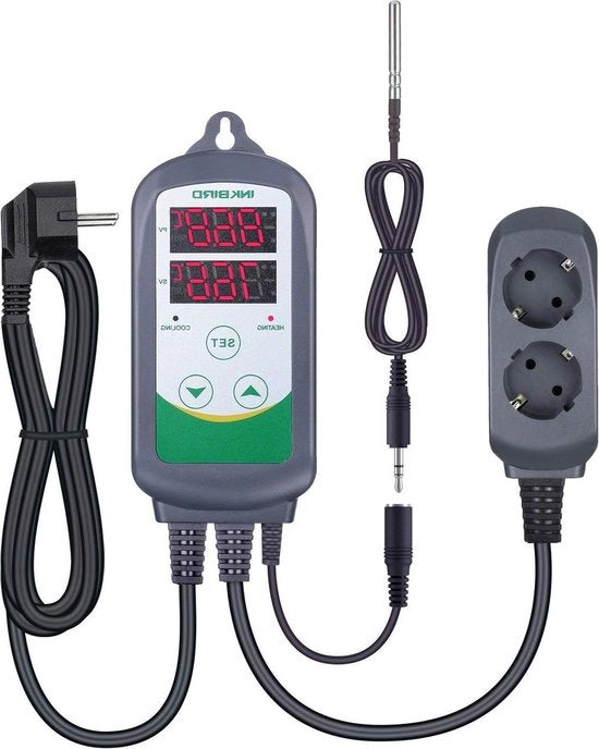 Termostato Digitale con Sensore NTC di Rimpiazzo - Regolazione Temperatura per Riscaldamento e Raffreddamento