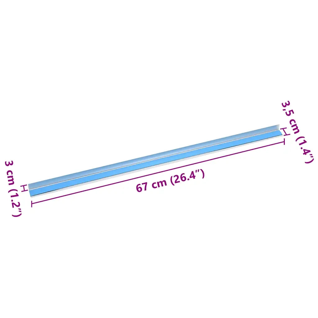 Paragradini 10 pcs Argento 67 x 3.5 x 3 cm Alluminio 4013473